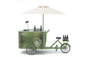 Ice cream display cart